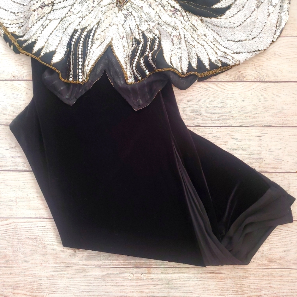 1980's Vintage Velour Pleat Side Pants